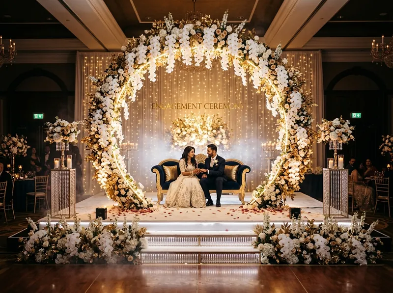 Ring Ceremony and Engagement Stage